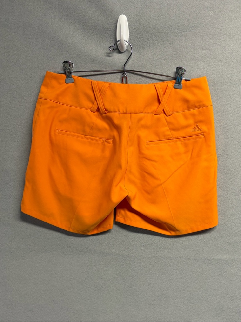 adidas Bright Orange Women’s Climalite 5” Golf Shorts size 4 - Picture 2 of 5